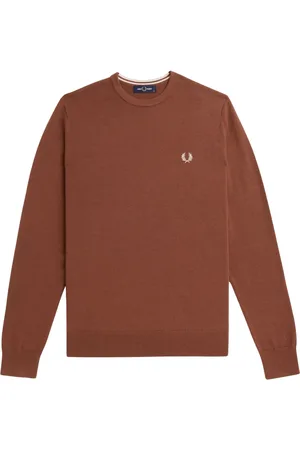Fred Perry Uomo, Maglie, Marrone, XL, new
