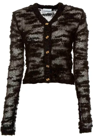 Ganni Donna, Maglie, Nero, L, new