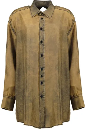 Maison Margiela Donna, Camicette , Marrone, S, new