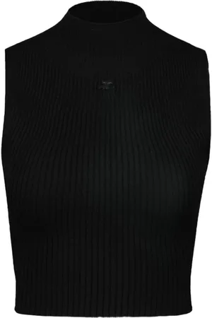 Courrèges Donna, Top, Nero, XS, new