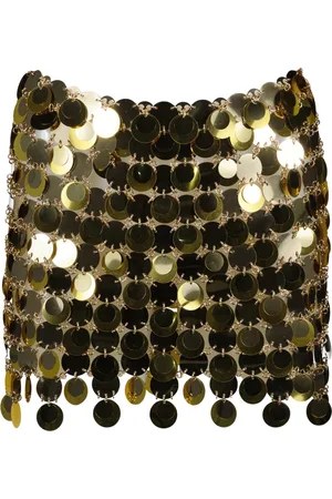Paco rabanne Donna, Gonne, Giallo, S, new