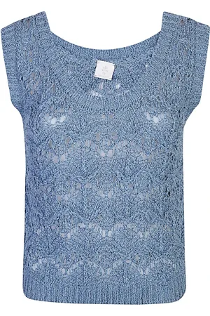 ELEVENTY Donna, Maglie, Blu, L, new