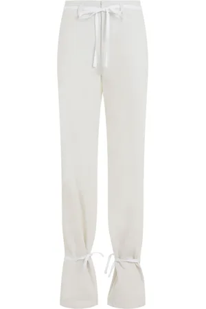 LEMAIRE Donna, Pantaloni, Bianco, S, new