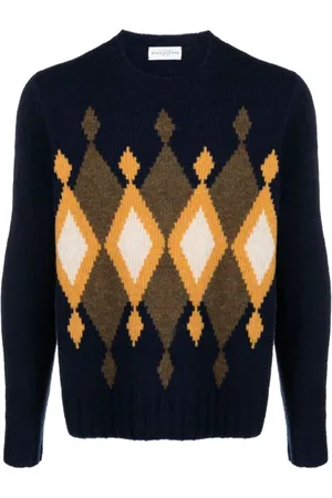 BALLANTYNE Uomo, Maglie, Blu, L, new