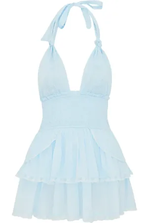LOVESHACKFANCY Donna, Abiti, Blu, S, new