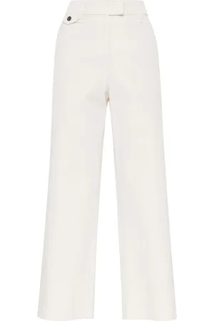 Brunello Cucinelli Donna, Pantaloni, Bianco, S, new