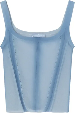 ERMANNO SCERVINO Donna, Top, Blu, L, new