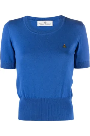 Vivienne Westwood Donna, Maglie, Blu, L, new