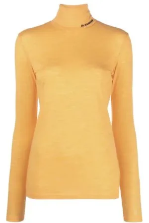 Jil Sander Donna, Maglie, Arancione, S, new