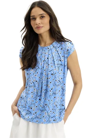 In Front Donna, Camicette , Blu, XL, new