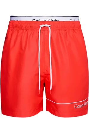 Calvin Klein Uomo, Costumi da bagno, Rosso, XL, new