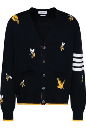 Thom Browne Uomo, Maglie, Blu, M, new