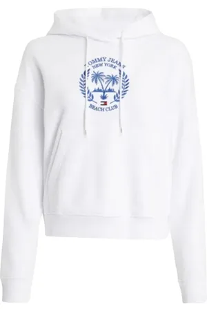 Tommy Hilfiger Donna, Felpe, Bianco, L, new
