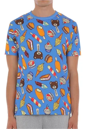 Moschino Uomo, Top, Blu, M, new