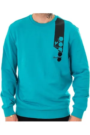 Diadora Uomo, Felpe, Blu, M, new