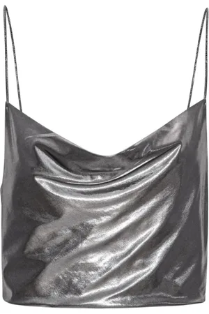 ROTATE Donna, Top, Grigio, L, new
