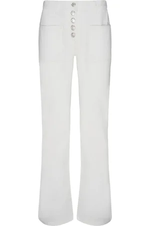 Courrèges Donna, Pantaloni, Bianco, S, new
