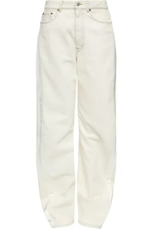 Maison Margiela Donna, Pantaloni, Bianco, W28, new