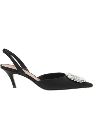 Amina Muaddi Donna, Scarpe, Nero, 37 EU, new