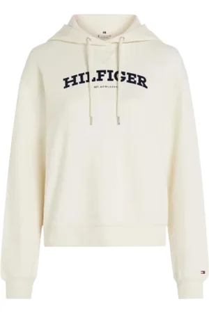 Tommy Hilfiger Donna, Felpe, Bianco, M, new