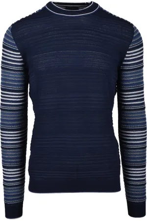 BALLANTYNE Uomo, Maglie, Blu, XL, new