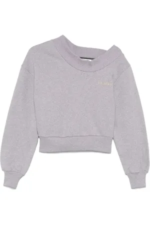 The Attico Donna, Felpe, Grigio, 2Xs, new