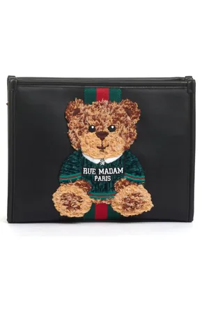 RUE MADAM Donna, Borse, Nero, Taglia unica, new
