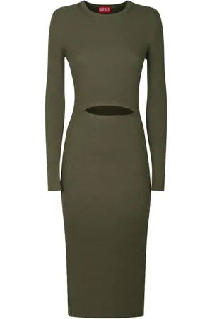 Diesel Donna, Abiti, Verde, XS, new