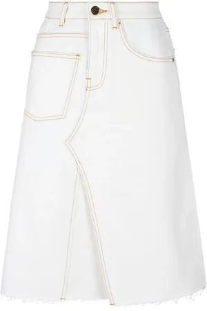 Tory Burch Donna, Gonne, Bianco, 3Xs, new