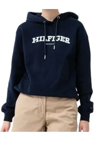 Tommy Hilfiger Donna, Felpe, Blu, XS, new