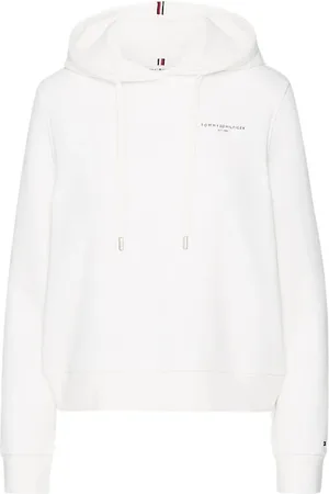 Tommy Hilfiger Donna, Felpe, Bianco, S, new