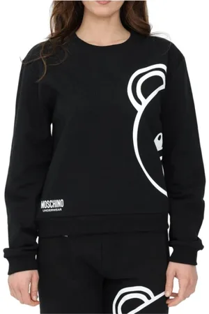 Moschino Donna, Felpe, Nero, L, new