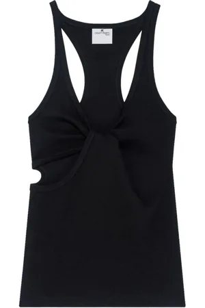 Courrèges Donna, Top, Nero, S, new