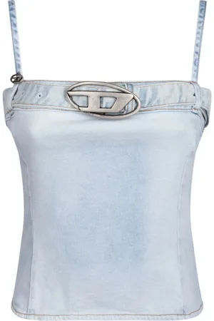 Diesel Donna, Top, Blu, 2Xs, new