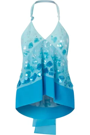 Pinko Donna, Top, Blu, 2Xs, new