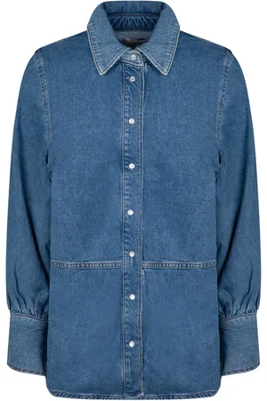 Ganni Donna, Magliette, Blu, S, new