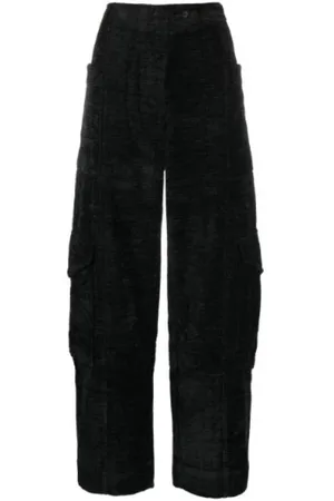 Ganni Donna, Pantaloni, Nero, S, new