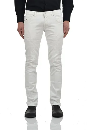 Dondup Uomo, Jeans, Bianco, W35, new