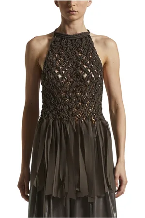 PESERICO SIGN Donna, Top, Marrone, M, new