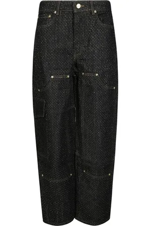 Ganni Donna, Jeans, Nero, W27, new