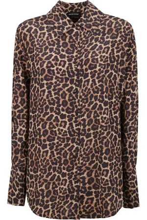 ANINE BING Donna, Camicette , Marrone, M, new