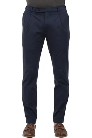Berwich Uomo, Pantaloni, Blu, L, new