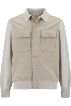 Brunello Cucinelli Uomo, Giacche, Bianco, L, new
