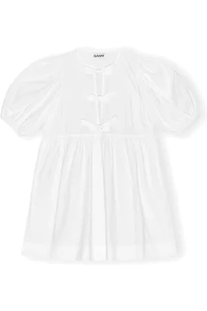 Ganni Donna, Camicette , Bianco, M, new