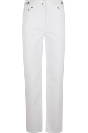 VERSACE Donna, Pantaloni, Bianco, W28, new