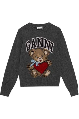 Ganni Donna, Maglie, Grigio, M, new