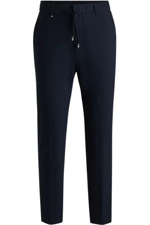 HUGO BOSS Uomo, Pantaloni, Blu, XL, new