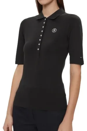 Tommy Hilfiger Donna, Top, Nero, XS, new