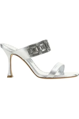 Manolo Blahnik Donna, Scarpe, Blu, 36 1/2 EU, new