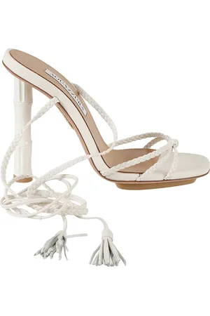 Aquazzura Donna, Scarpe, Bianco, 37 1/2 EU, new